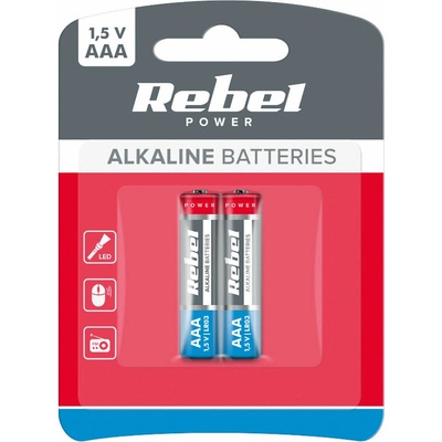 Rebel LR03 1,5 V 2 ks L-BAT0066B AAA