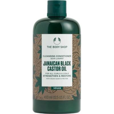 The Body Shop Bezoplachový kondicionér pro kudrnaté a vlnité vlasy Jamaican Black Castor Oil Cleansing Conditioner 400 ml