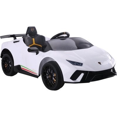 Tomido Lamborghini Huracan Elektrické autíčko dálkové ovládání LED světla bílá