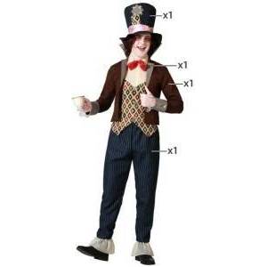 BigBuy Carnival Маскировъчен костюм за възрастни Жена луд шапкар Размер M/L c8f84b