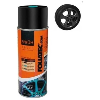 FOLIATEC 2065 Barva na kola - fólie ve spreji černá matná, 400ml