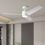 ZEVENTI - LED таванен вентилатор ORVIETO LED/18W/230V Wi-Fi Tuya бял + дистанционно управление (ZV0024)
