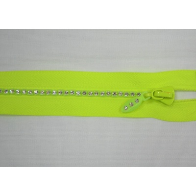 Zips ozdobný s kameňmi 65cm