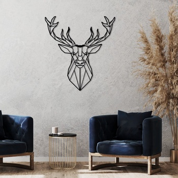 Decono Метална Декорация Геометричен Елен