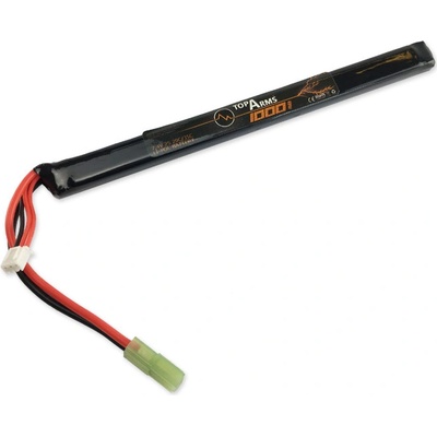 TopArms Akumulátor Li-Po 7,4V 1000mAh 20C/35C AK Mini Stick 190x15x12mm Mini Tamiya – Zboží Mobilmania