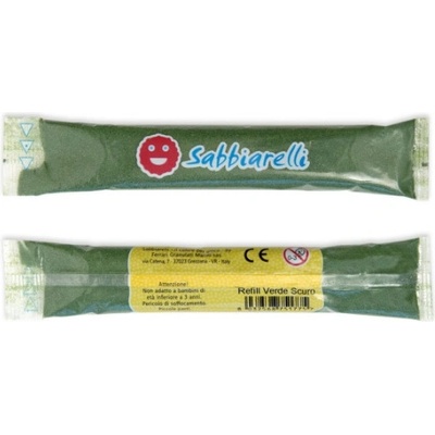 Sabbiarelli®: 1 саше пясъчен пълнител за маркер - Зелено (SAB-100RE1510)