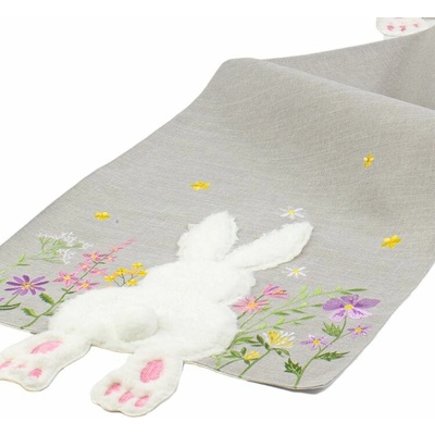 Evenit Vyšívaná šerpa behúň veľkonočný 5377 Polyester 35x170cm