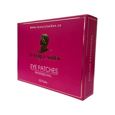 Luxury Lashes Gélové podložky na predlžovanie rias s výrezom 25 ks