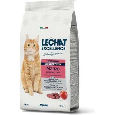 LECHAT EXCELLENCE Sterilised Monoprotein Beef 1,5kg superprémiové krmivo pro kočky