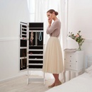 TecTake šperkovnice 2v1 se zrcadlem 400764 bílá