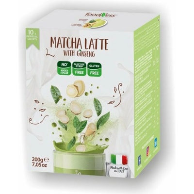 Foodness Matcha Latte so ženšenom 10ks 20 g
