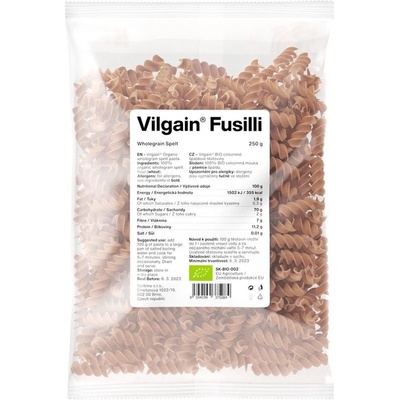 Vilgain Fusilli cestoviny BIO špaldové 250 g