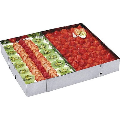 Contacto Dortová forma z nerezové oceli 275-525x185-340 x50 mm 699/050 inox