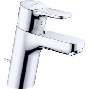 Kludi Pure&Easy - Смесител за умивалник, със сифон, EcoPlus, хром 373880565WR4 (373880565WR4)