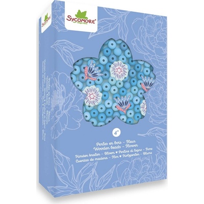 Sycomore Drevené koráliky XS – kvetina
