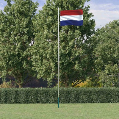 zahrada-XL Vlajka Nizozemska a stožár 6,23 m hliník – Zboží Dáma