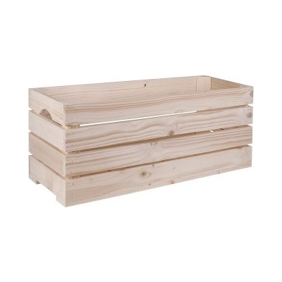 ČistéDřevo Dřevěná bedýnka 60 x 22 x 24 cm