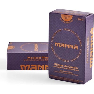 Manná Filety makrely v olivovom oleji s karí a čili papričkou 120 g
