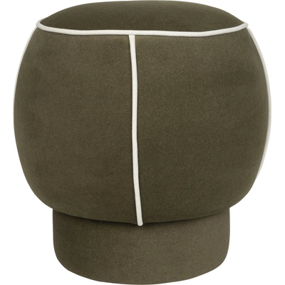 White Label Living Puf Marina průměr 45 cm zelený