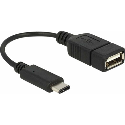 Delock 65579 USB 2.0 USB-C ® zástrčka USB-A zásuvka 0.15m černý