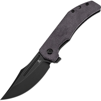 Tenable Knives Orion Blackwash 14C28N, Fialová Micarta