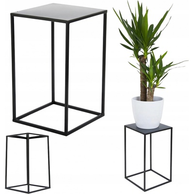 DekorStyle Květinový stojan Charr 40 cm černý – Zboží Dáma