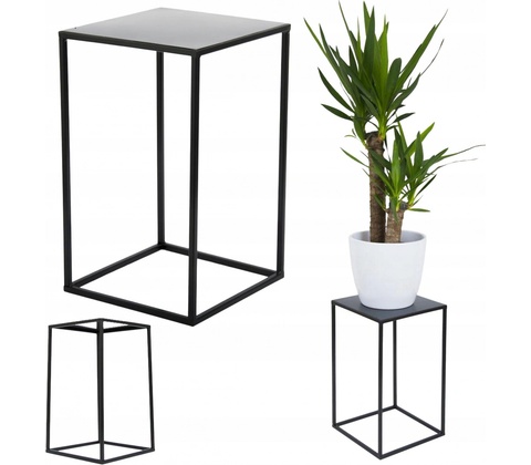 DekorStyle Květinový stojan Charr 40 cm černý