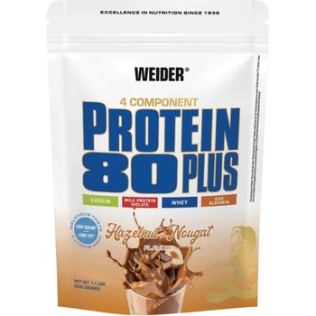 Weider Protein 80 Plus [500 грама] Шоколад с Фъстък и Карамел