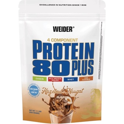 Weider Protein 80 Plus [500 грама] Шоколад с Фъстък и Карамел