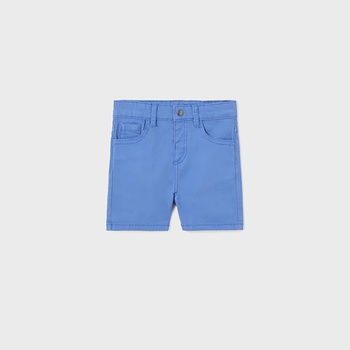 Mayoral Къси памучни панталони 5 джоба за бебе момче в синьо Майорал