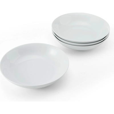 Mikasa Sada hlbokých tanierov Mikasa Chalk 23 cm porcelán 4 ks