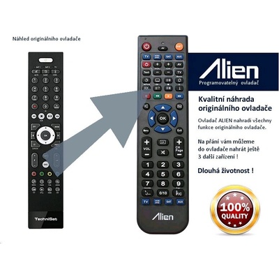 Diaľkový ovládač Alien Technisat DIGIPAL T2 HD ex+