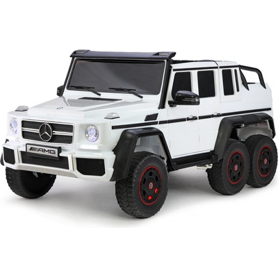 andos Elektrické autíčko Mercedes-Benz G63 6x6 AMG bílé