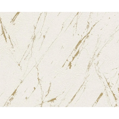 A.S. Creation Vliesová tapeta Casual Living Stone Beige Cream Gold 10,05 x 0,53m