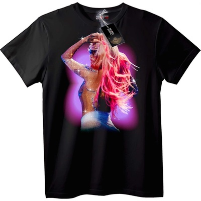 NOONEBRAND Тениска Beyoncé Блясък - 7XL, White