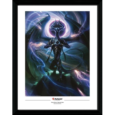 Magic the Gathering Framed Poster - Nicol Bolas, Dragon God - 45 x 34 cm