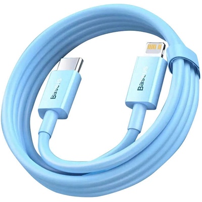 Baseus CAYS001903 USB-C na Lightning Baseus, PD, 21m, modrý