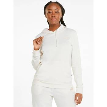 Puma dámská mikina ESS+ EMBROIDERY HOODIE TR NO COLOR 84833299 Bílý