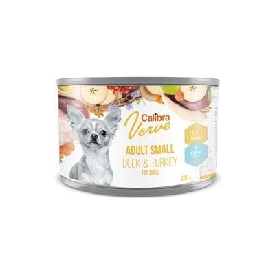 Calibra Verve Grain Free Adult Small Duck & Turkey 6 x 200 g