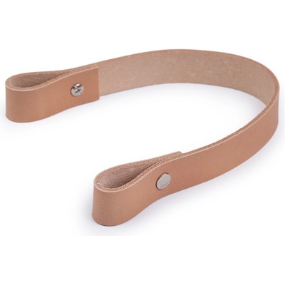Prima-obchod Kožené ucho na tašku / kabelku šíře 2 cm délka 30 cm, barva 1 přírodní stř.