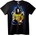 NOONEBRAND Тениска Space Band - 2XL, Black