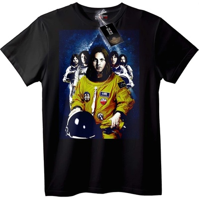 NOONEBRAND Тениска Space Band - 2XL, Black