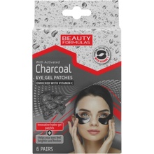 Beauty Eye Gel Patches Vankúšiky pod oči s aktívnym uhlím Charcoal 6 párov