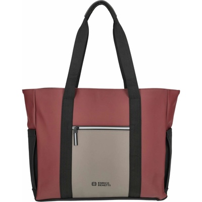 Enrico Benetti Bergen Shopper water repelent taupe burgundy