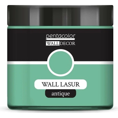 Pentart Wall Decor lazúra s antickým efektom 500 ml Patinová zelená