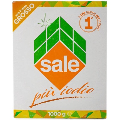 Italkali hrubozrnná sicílska morská soľ 12 x 1 kg
