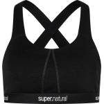super. natural Дамски спортен сутиен super. natural Women's Feel Good Bra Sports bra - Jet Black - размер XL (114-2448-0115)