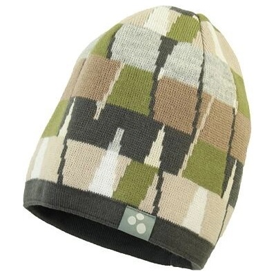 Huppa dětská pletená čepice Carlos khaki