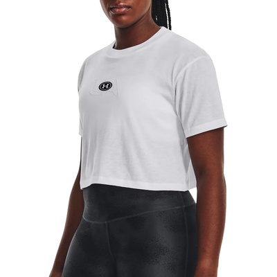 Under Armour Тениска Under Armour UA Branded Logo Crop 1376751-100 Размер XXL