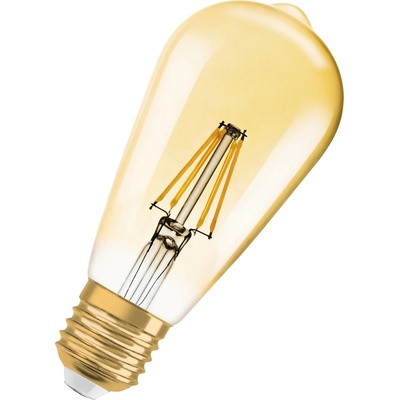 Osram Vintage 1906 LED žiarovka, 6,5 W, 725 lm, teplá biela, E27 LED RETROFIT 1906 LED DIM EDISON 60